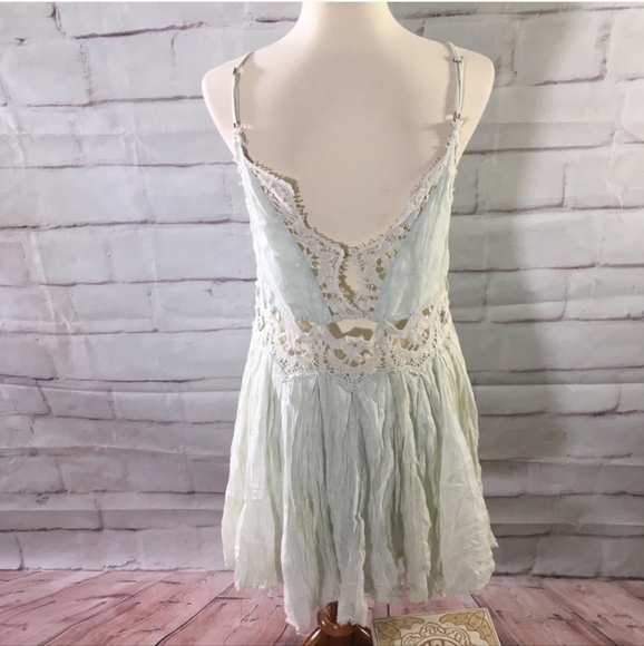 Free People ONE Coast to Move Mint Fairy Dress - Picture 7 of 7
